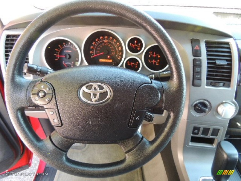 2011 Tundra SR5 Double Cab 4x4 - Radiant Red / Graphite Gray photo #30