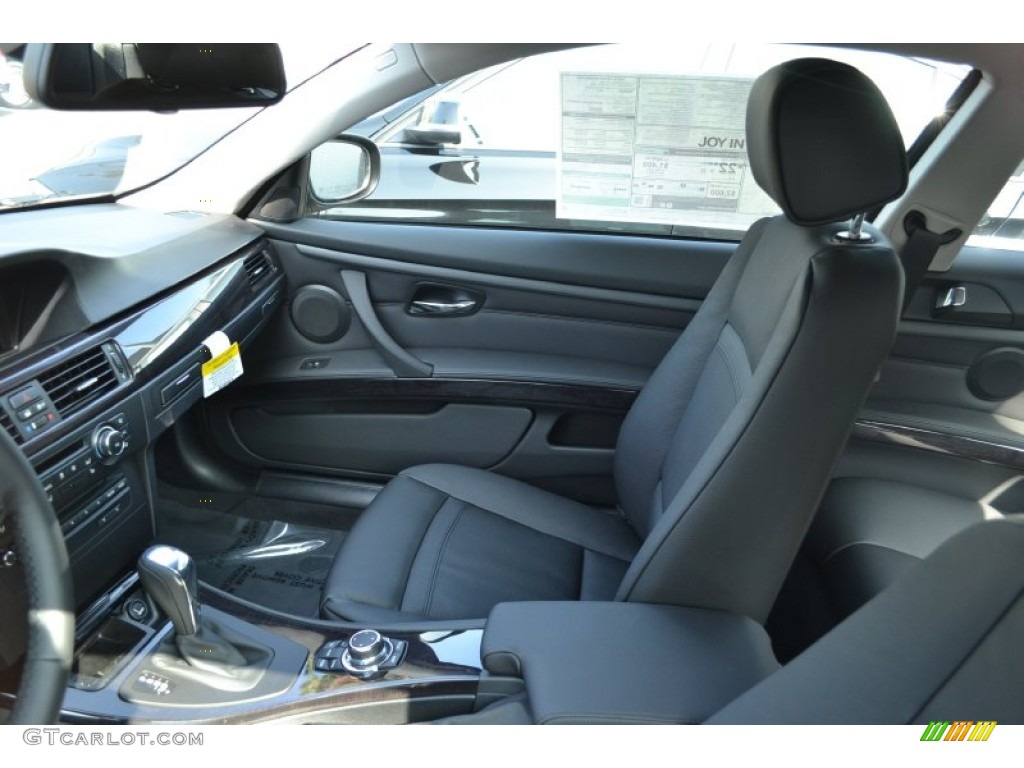 2013 3 Series 328i Coupe - Jet Black / Black photo #7