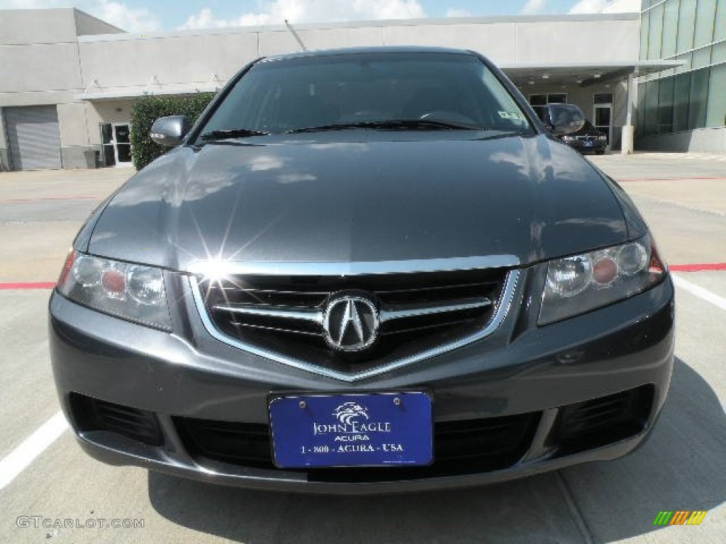 2005 TSX Sedan - Carbon Gray Pearl / Ebony photo #3