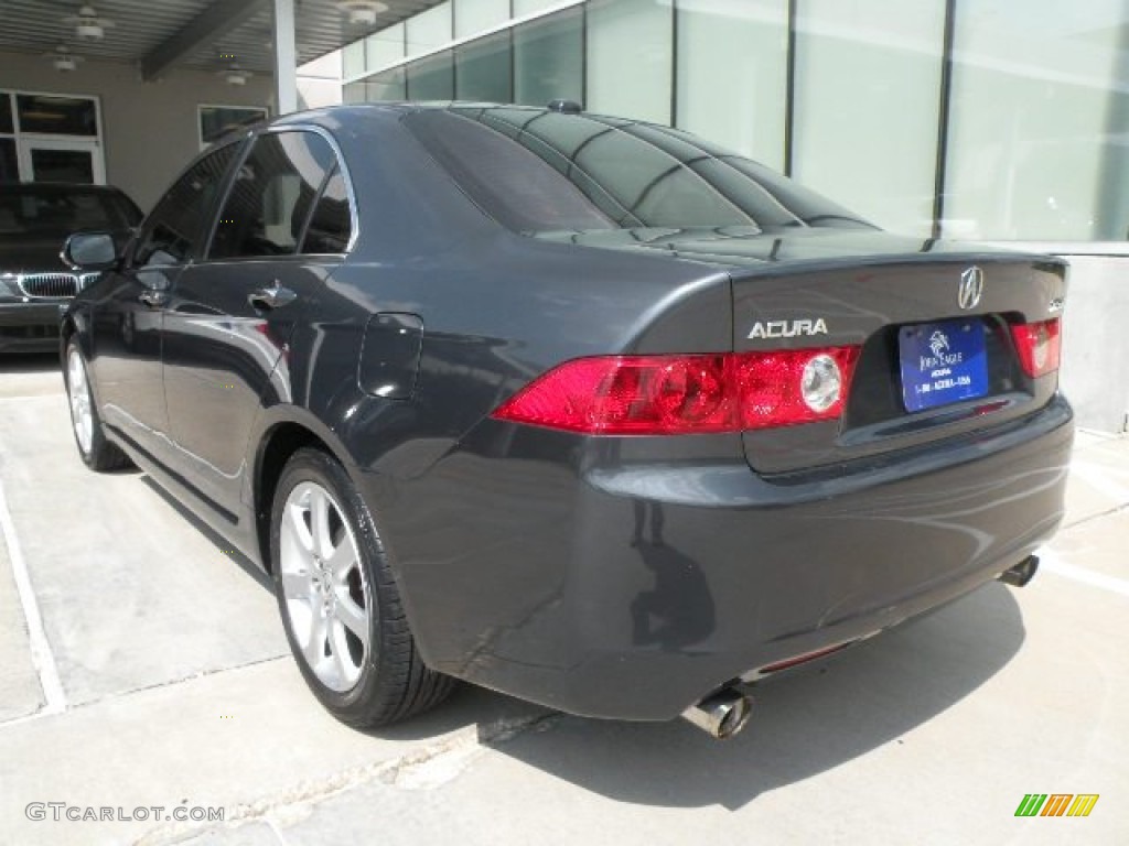 2005 TSX Sedan - Carbon Gray Pearl / Ebony photo #8