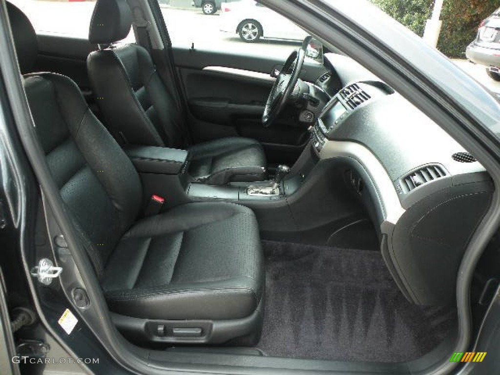 2005 TSX Sedan - Carbon Gray Pearl / Ebony photo #12