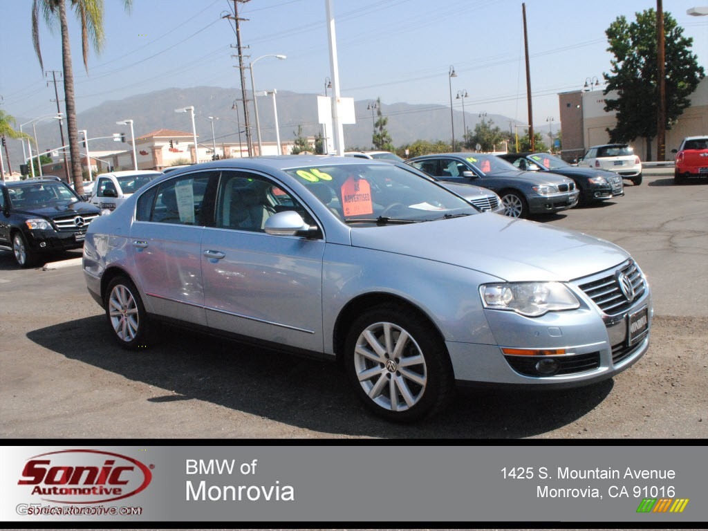 Arctic Blue Silver Volkswagen Passat