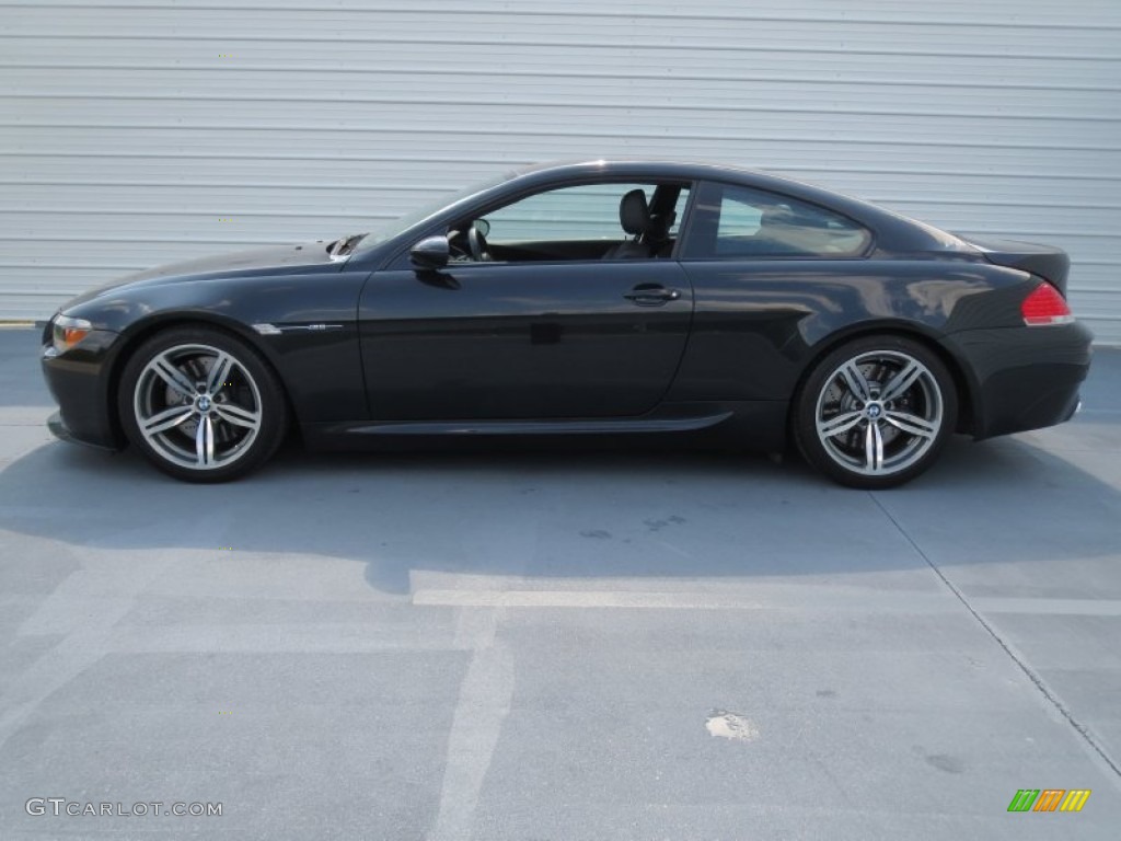 Black Sapphire Metallic 2007 BMW M6 Coupe Exterior Photo #71376178
