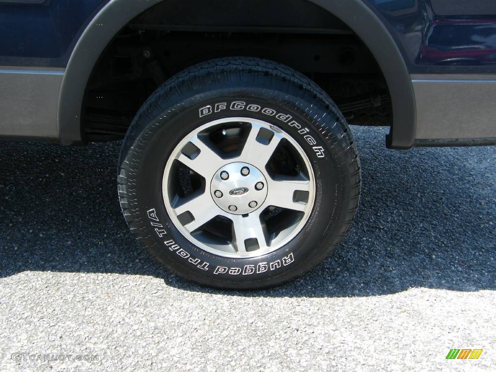 2005 F150 FX4 SuperCrew 4x4 - True Blue Metallic / Medium Flint/Dark Flint Grey photo #20