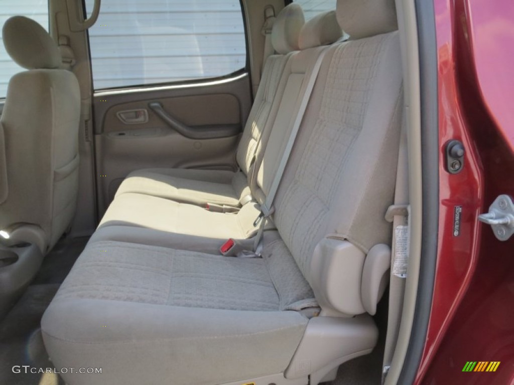 2006 Tundra SR5 Double Cab - Salsa Red Pearl / Taupe photo #30