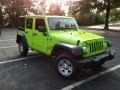 2012 Gecko Green Jeep Wrangler Unlimited Sport 4x4 #71337634