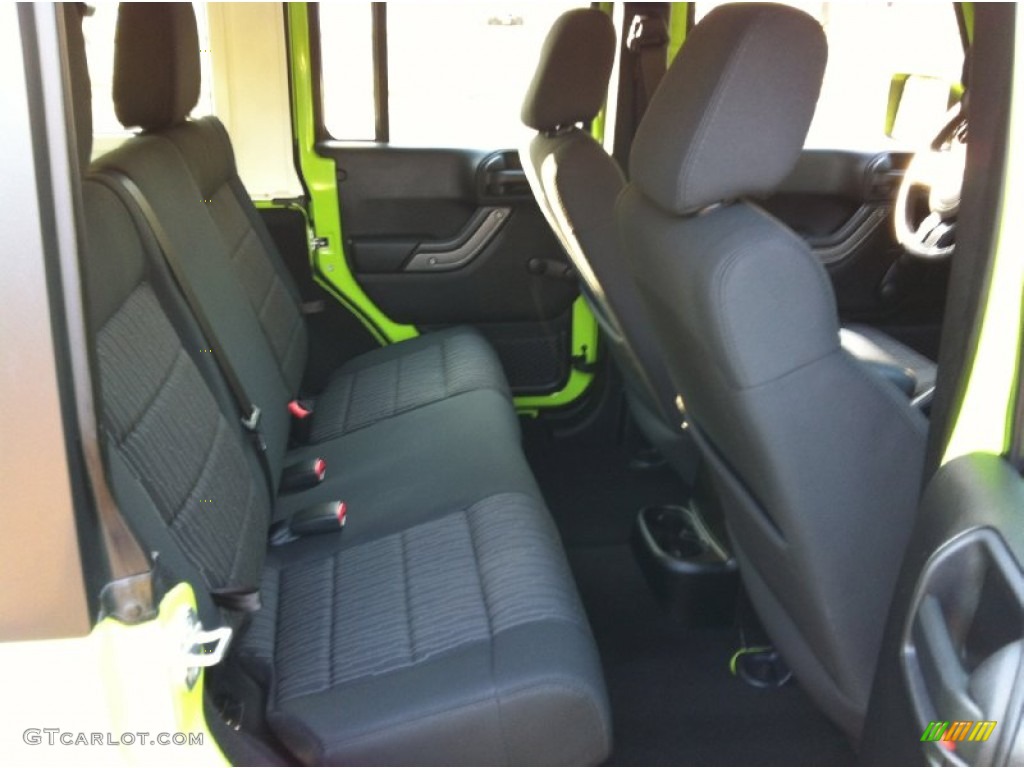 2012 Wrangler Unlimited Sport 4x4 - Gecko Green / Black photo #12