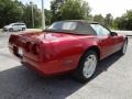 1991 Dark Red Metallic Chevrolet Corvette Convertible  photo #7
