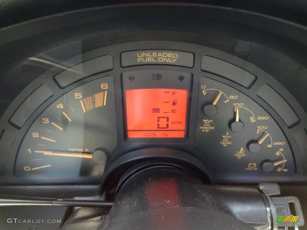 1991 Chevrolet Corvette Convertible Gauges Photo #71377516