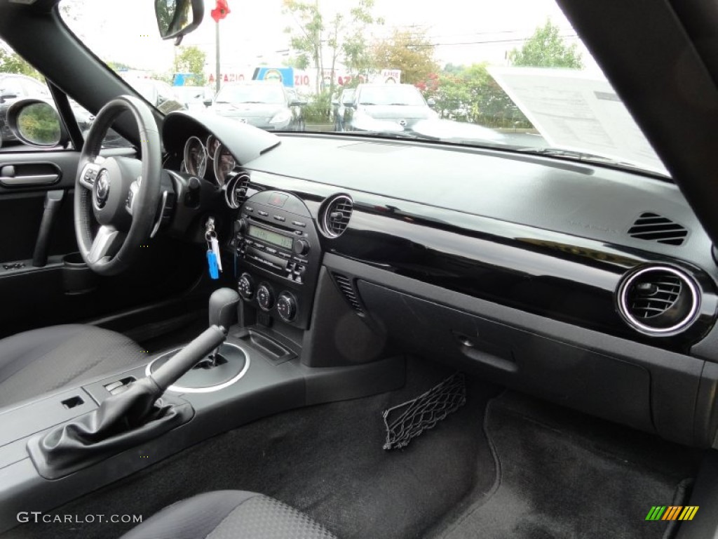 Black Interior 2008 Mazda MX-5 Miata Sport Roadster Photo #71377999