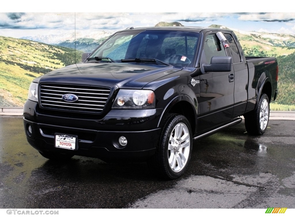 2006 F150 Harley-Davidson SuperCab 4x4 - Black / Black photo #5