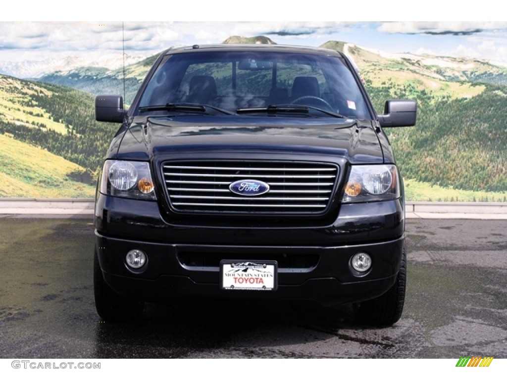 2006 F150 Harley-Davidson SuperCab 4x4 - Black / Black photo #7