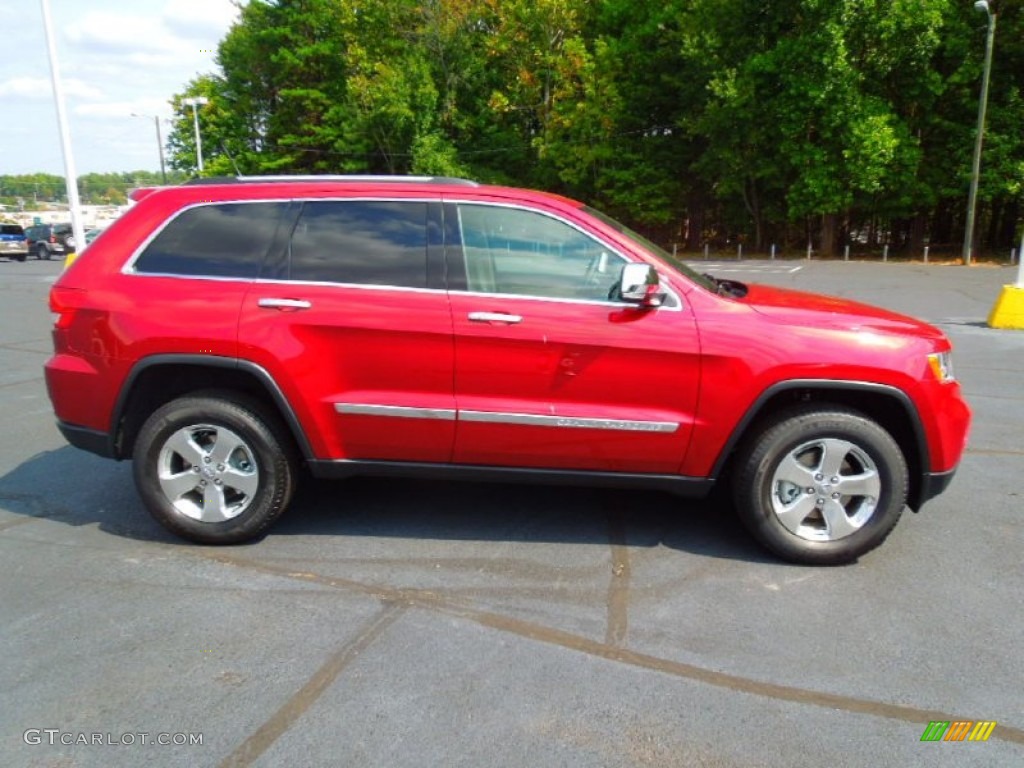 Deep Cherry Red Crystal Pearl 2013 Jeep Grand Cherokee Limited 4x4 Exterior Photo #71379142