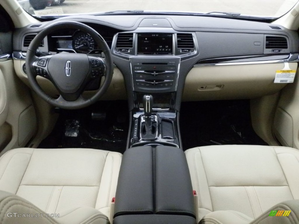 2013 Lincoln MKS EcoBoost AWD Light Dune Dashboard Photo #71379412