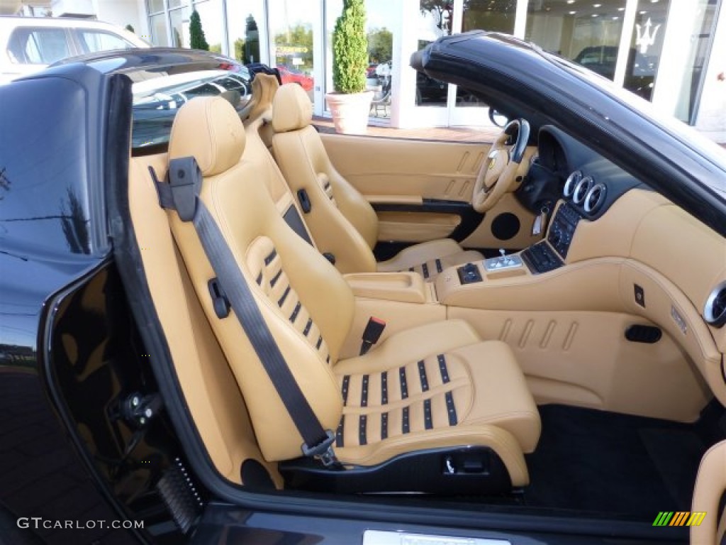 Beige Interior 2005 Ferrari 575 Superamerica Roadster F1 Photo #71380777