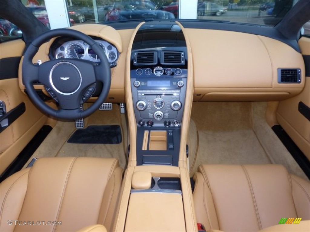 2012 Aston Martin V8 Vantage Roadster Sahara Tan Dashboard Photo #71380882