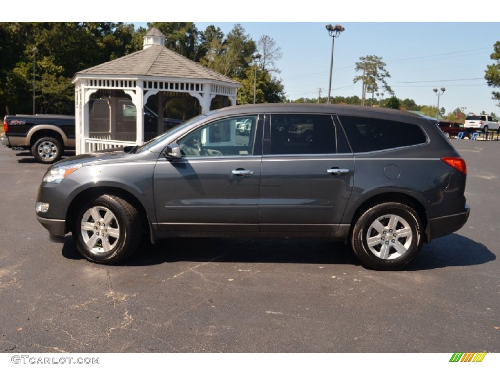 2011 Traverse LT AWD - Cyber Gray Metallic / Dark Gray/Light Gray photo #8