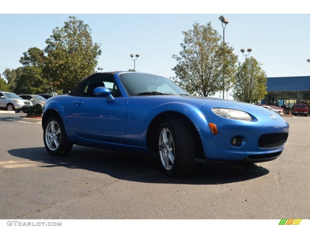 2006 MX-5 Miata Sport Roadster - Winning Blue Metallic / Black photo #3