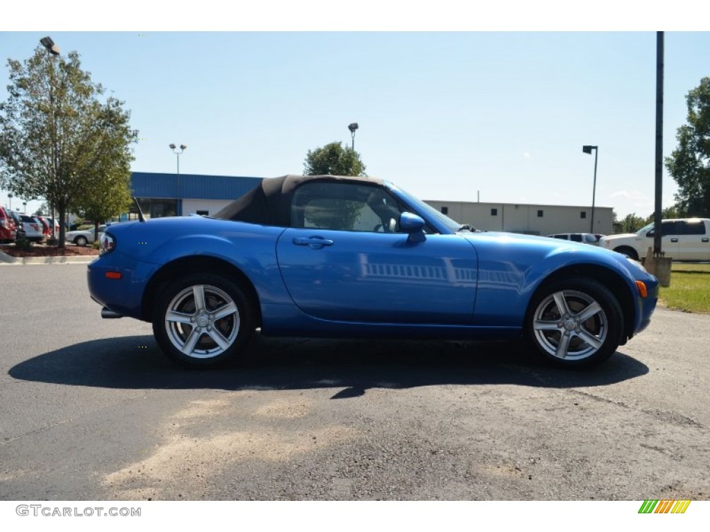 2006 MX-5 Miata Sport Roadster - Winning Blue Metallic / Black photo #4
