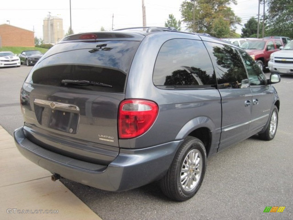 Steel Blue Pearl 2001 Chrysler Town & Country Limited AWD Exterior Photo #71382844