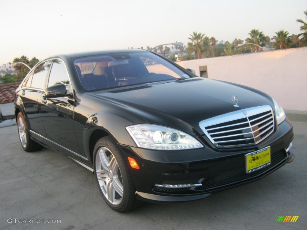 2013 S 550 Sedan - Black / Black photo #1