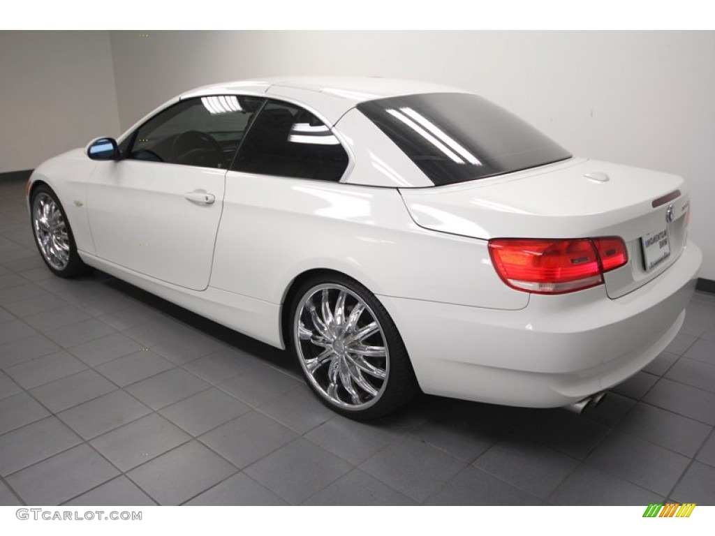 2008 3 Series 328i Convertible - Alpine White / Coral Red/Black photo #5