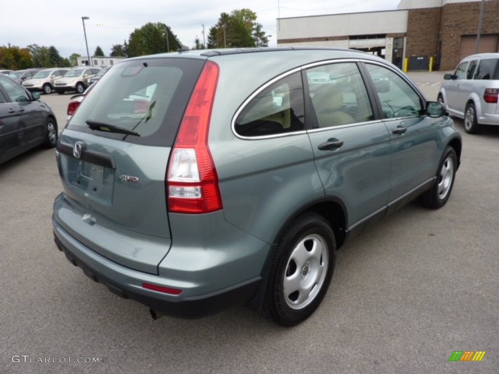 2011 CR-V LX 4WD - Opal Sage Metallic / Ivory photo #7