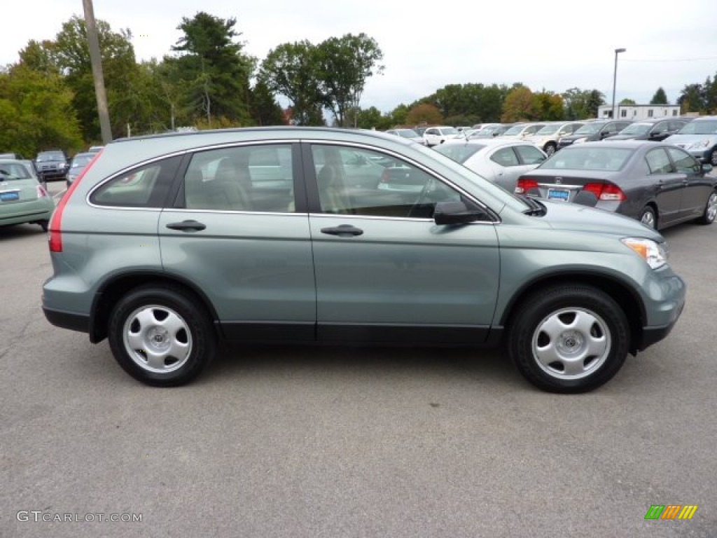 2011 CR-V LX 4WD - Opal Sage Metallic / Ivory photo #8