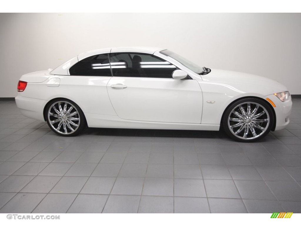 2008 3 Series 328i Convertible - Alpine White / Coral Red/Black photo #8