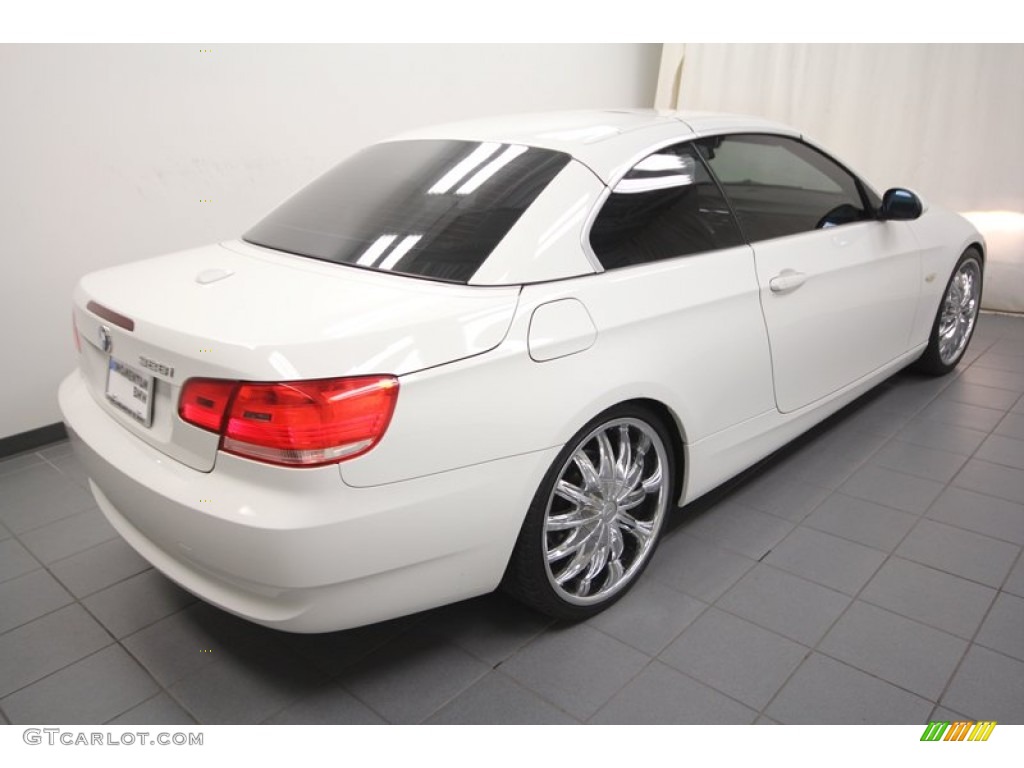 2008 3 Series 328i Convertible - Alpine White / Coral Red/Black photo #12