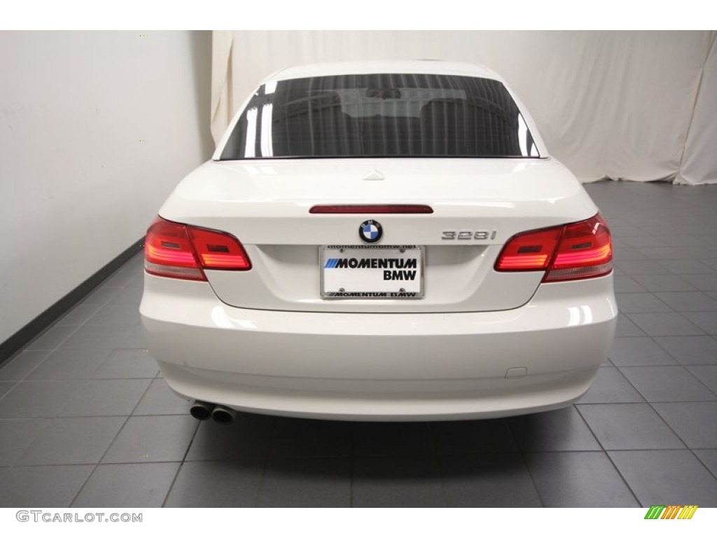 2008 3 Series 328i Convertible - Alpine White / Coral Red/Black photo #13