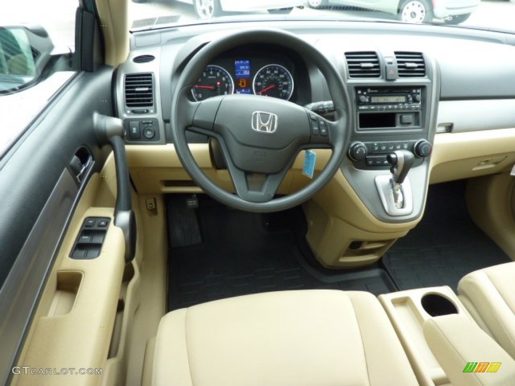 2011 CR-V LX 4WD - Opal Sage Metallic / Ivory photo #15