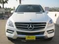 2013 Diamond White Metallic Mercedes-Benz ML 350 4Matic  photo #2