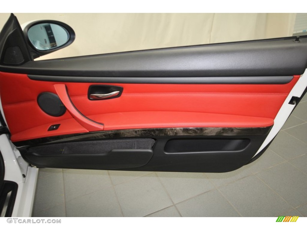 2008 3 Series 328i Convertible - Alpine White / Coral Red/Black photo #27