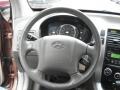 Beige 2007 Hyundai Tucson SE 4WD Steering Wheel