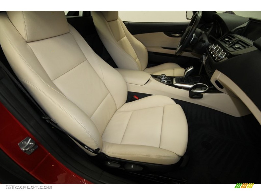 Beige Interior 2011 BMW Z4 sDrive35i Roadster Photo #71385568