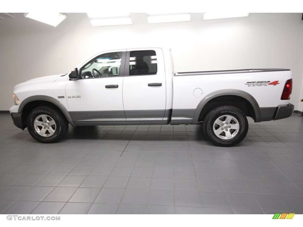 Stone White 2010 Dodge Ram 1500 TRX4 Quad Cab 4x4 Exterior Photo #71385626
