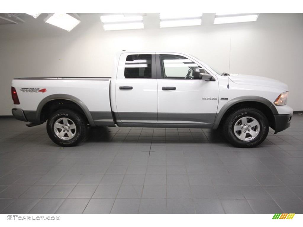 Stone White 2010 Dodge Ram 1500 TRX4 Quad Cab 4x4 Exterior Photo #71385674