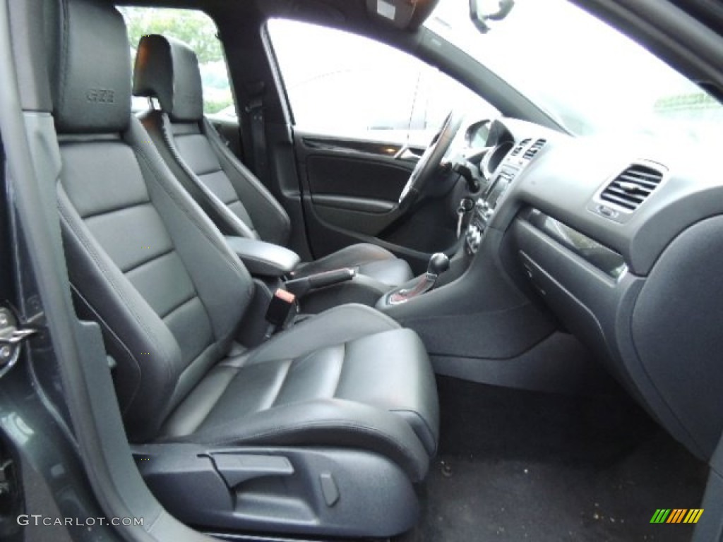 Titan Black Leather Interior 2010 Volkswagen GTI 4 Door Photo #71386363