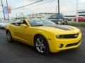 2012 Rally Yellow Chevrolet Camaro LT Convertible  photo #4