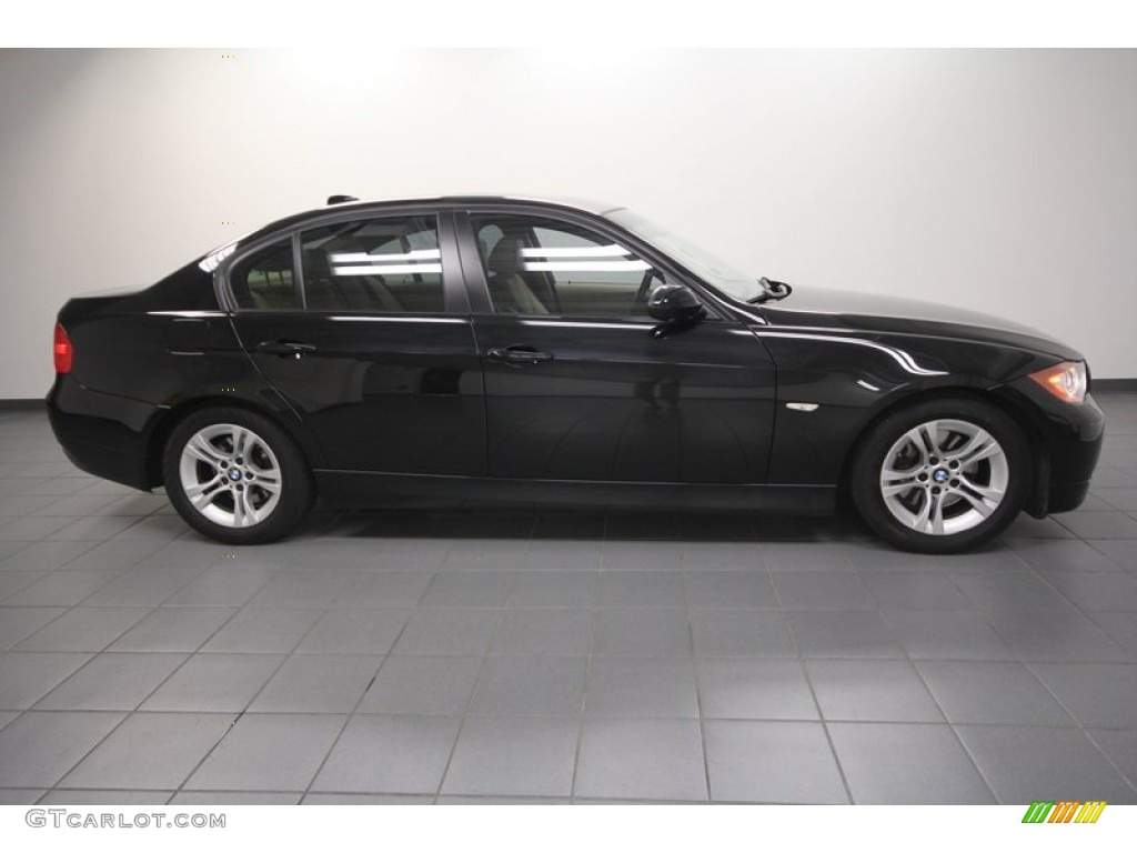 Jet Black 2008 BMW 3 Series 328i Sedan Exterior Photo #71387170