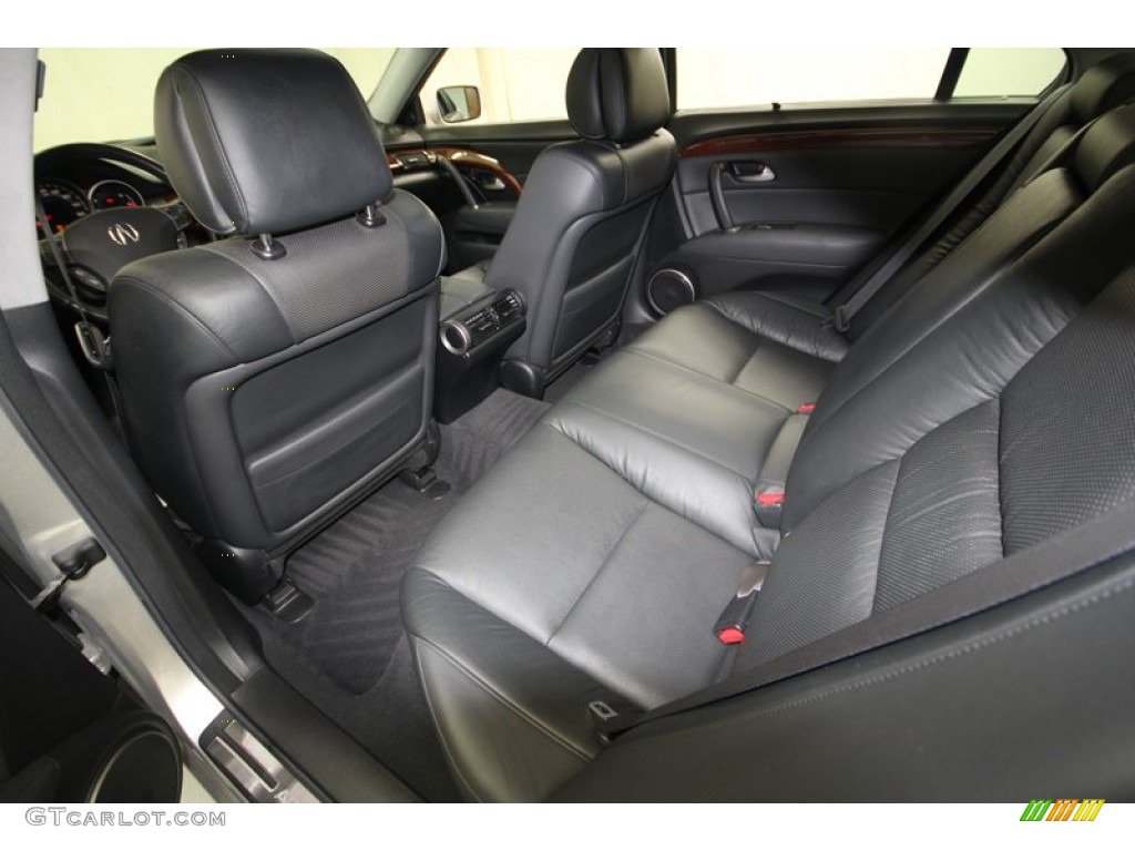 Ebony Interior 2006 Acura RL 3.5 AWD Sedan Photo #71388082