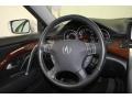 2006 Acura RL Ebony Interior Steering Wheel Photo