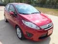 2013 Ruby Red Ford Fiesta SE Sedan  photo #1