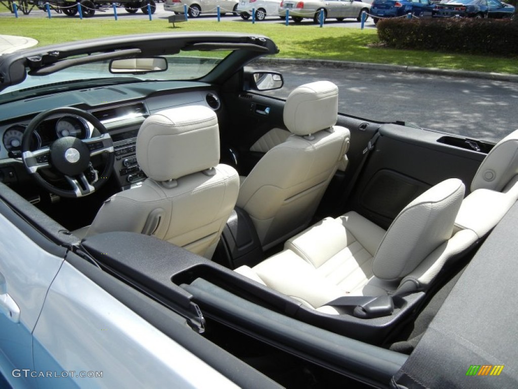 2012 Mustang V6 Premium Convertible - Ingot Silver Metallic / Stone photo #11