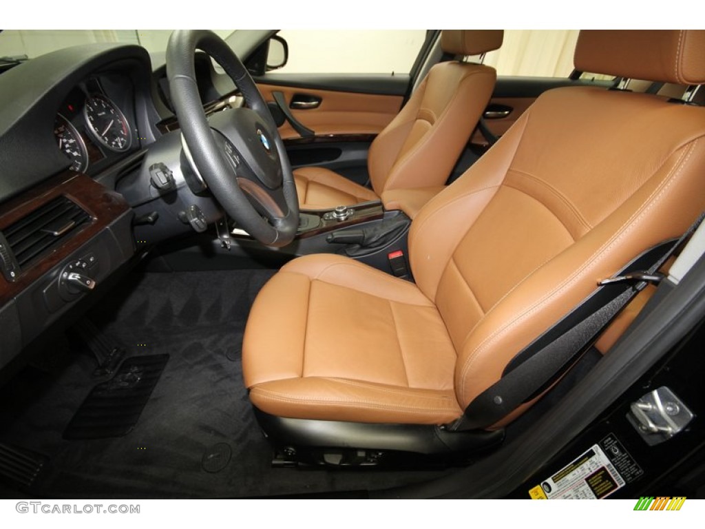 Saddle Brown Dakota Leather Interior 2011 BMW 3 Series 335i Sedan Photo #71388970