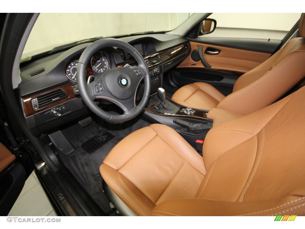 Saddle Brown Dakota Leather Interior 2011 BMW 3 Series 335i Sedan Photo #71389057