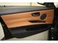 Saddle Brown Dakota Leather Door Panel Photo for 2011 BMW 3 Series #71389075