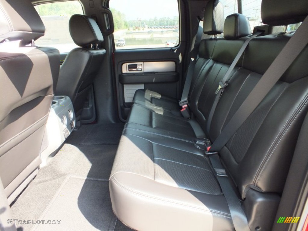 Black Interior 2013 Ford F150 FX2 SuperCrew Photo #71389168