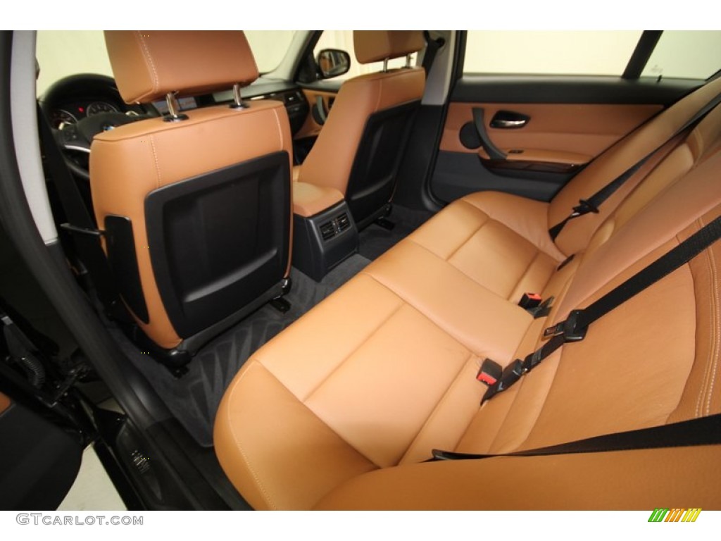 Saddle Brown Dakota Leather Interior 2011 BMW 3 Series 335i Sedan Photo #71389192